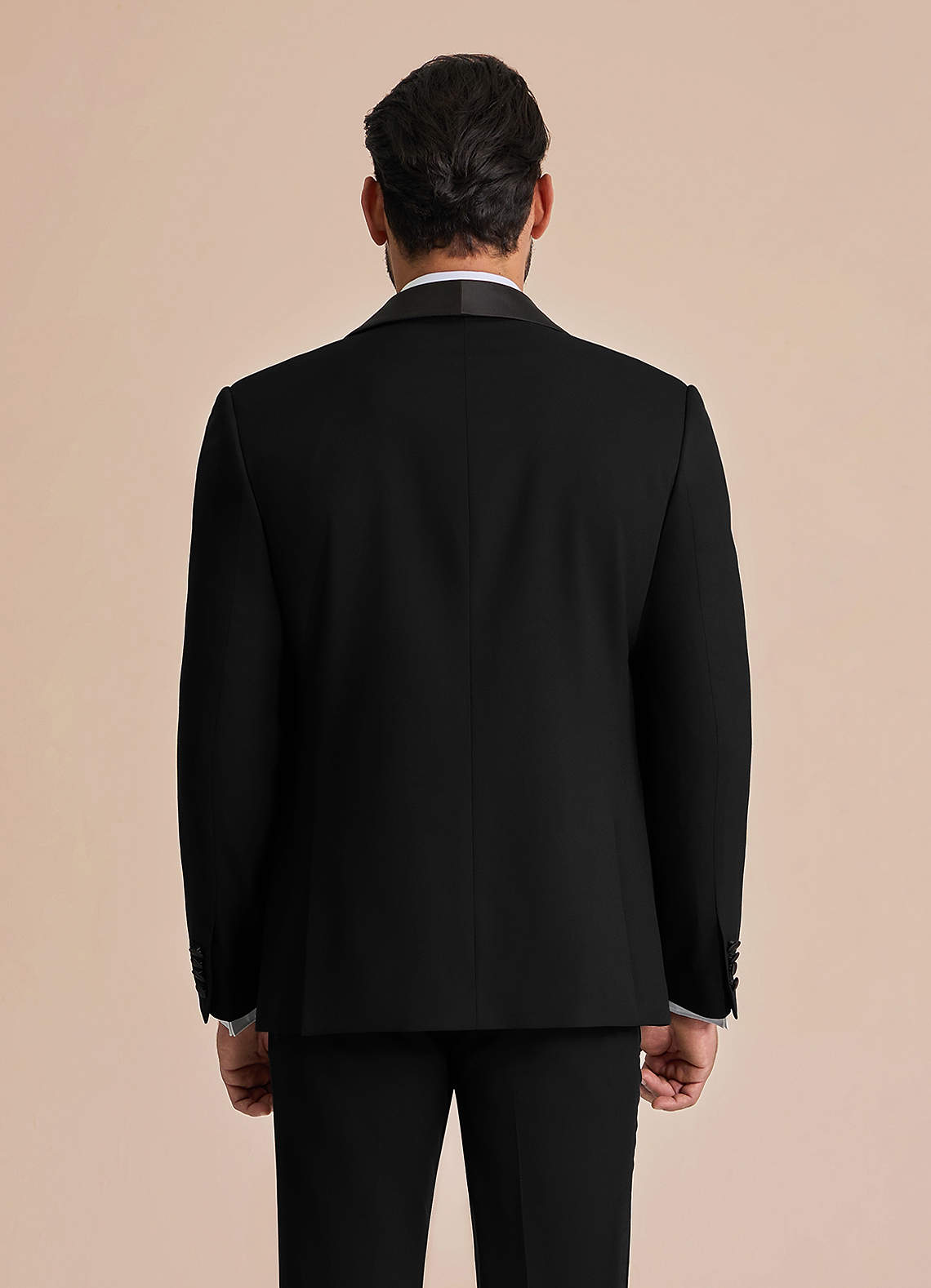 front Winston Black Shawl Lapel Tuxedos Jacket