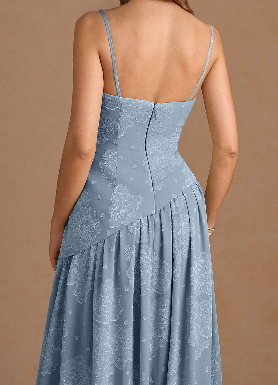 knee length dresses for ladies Soft Rib Maxi Zipper Dress – udelny.com main image 1