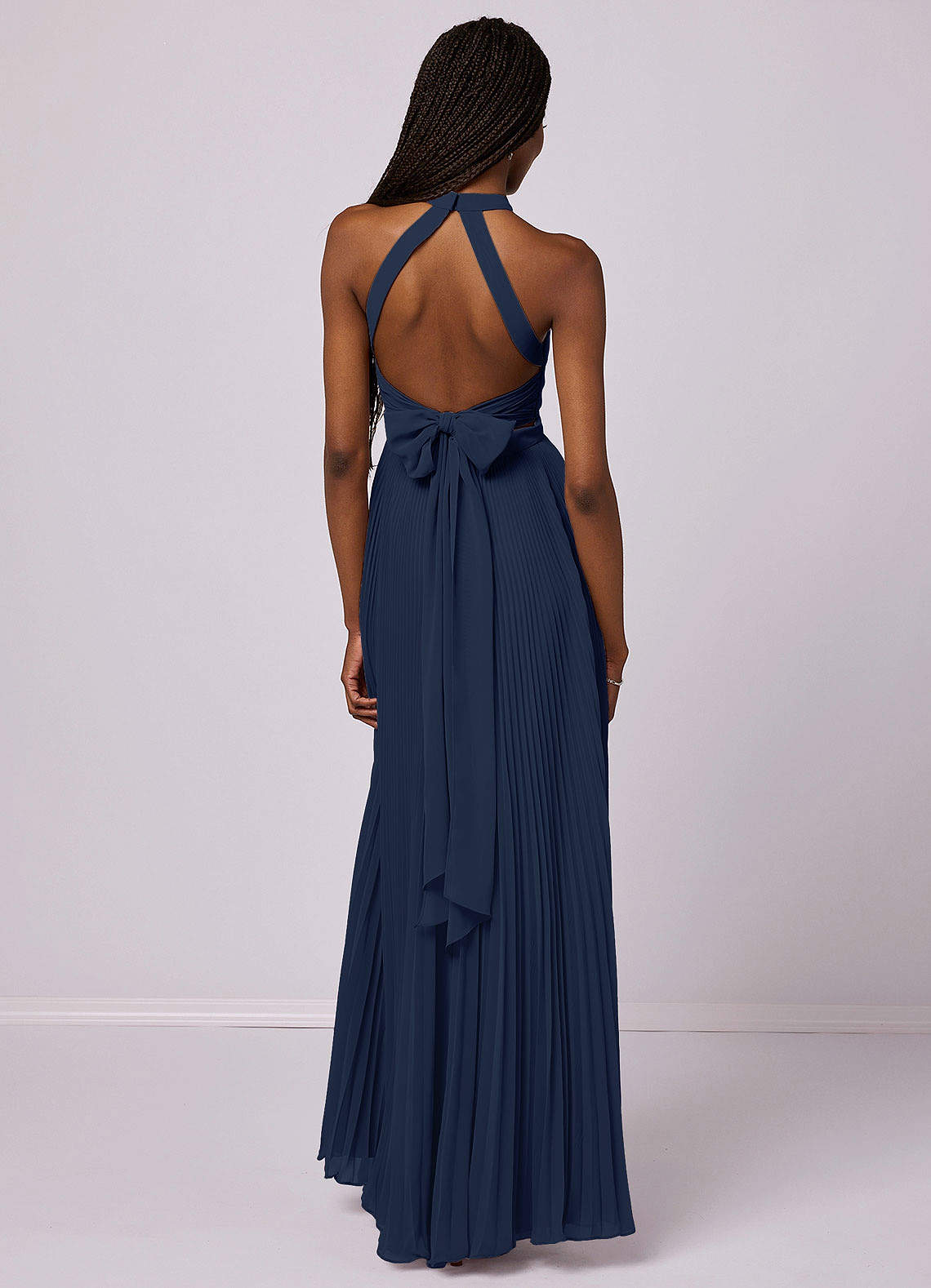 Barbie ♥ Azazie Bridesmaid Dresses A-Line Pleated Chiffon Floor-Length Dress image6