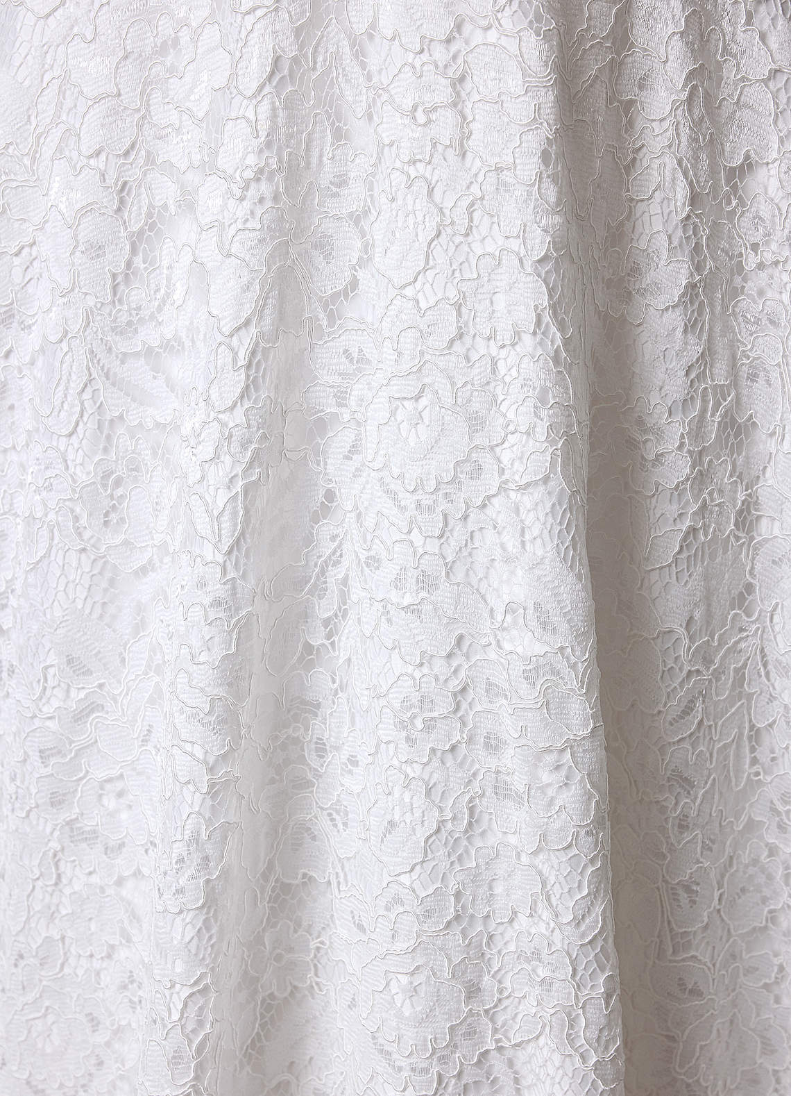 Azazie Kimani Wedding Dresses Diamond White A-Line Lace Dress image4