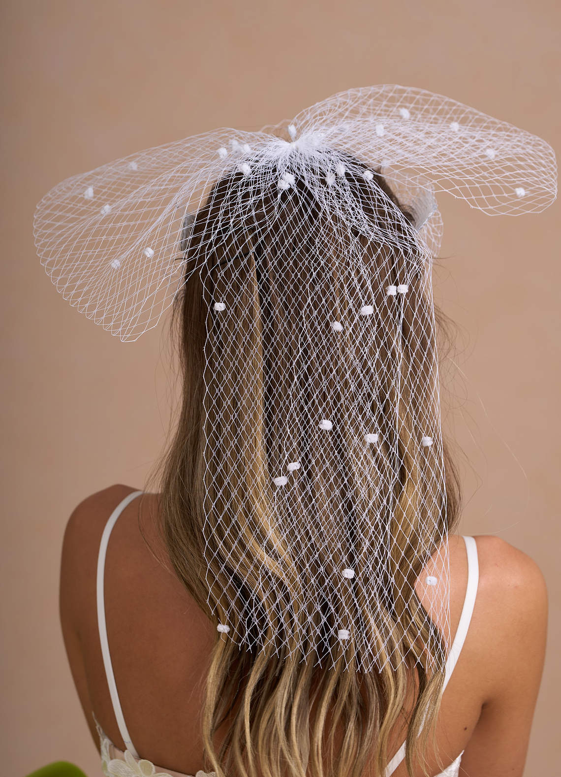 front Charlotte Mesh Veil