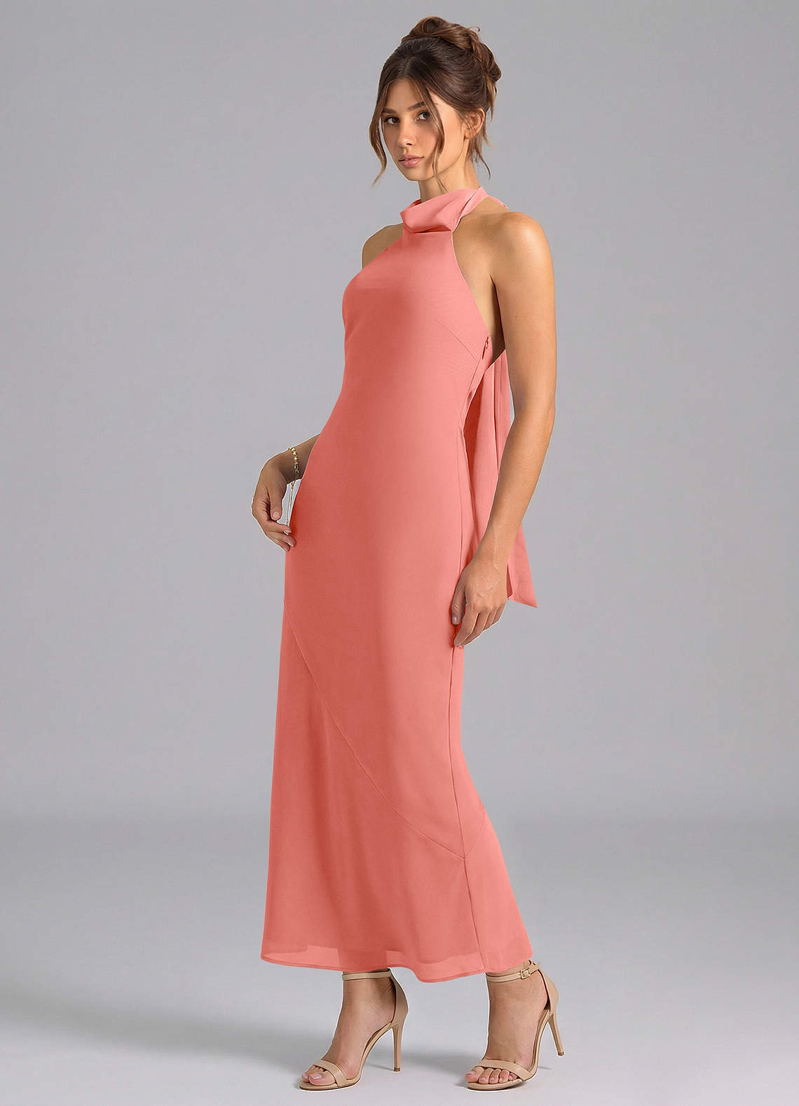 salmon colored bridesmaid dresses Coral Bridesmaid Dresses