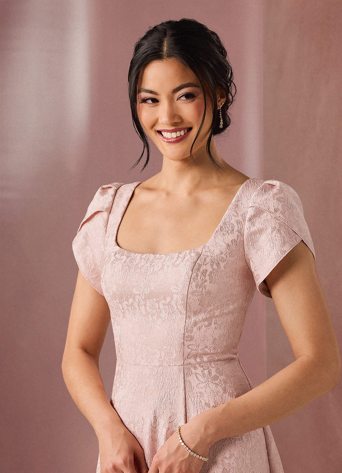 Irina Blush Pink Maxi Dress Ready to Ship | Azazie
