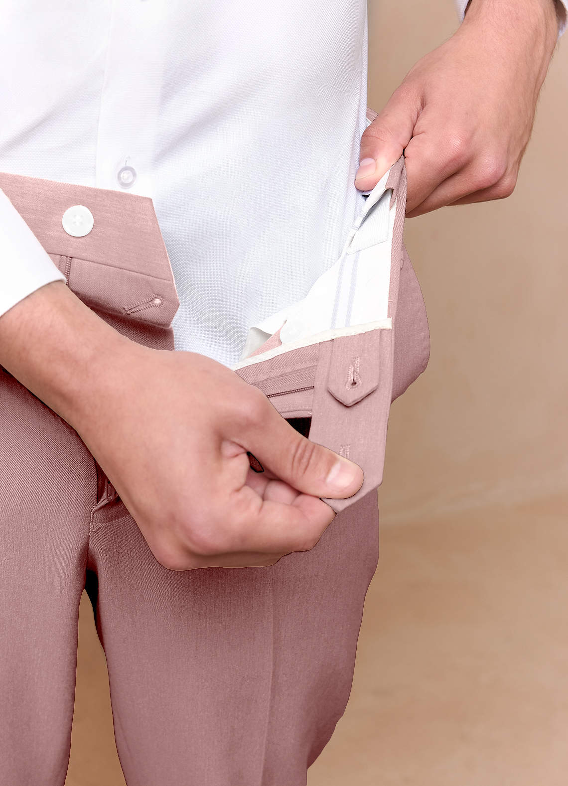 front James Rose Poussiéreuse Costume