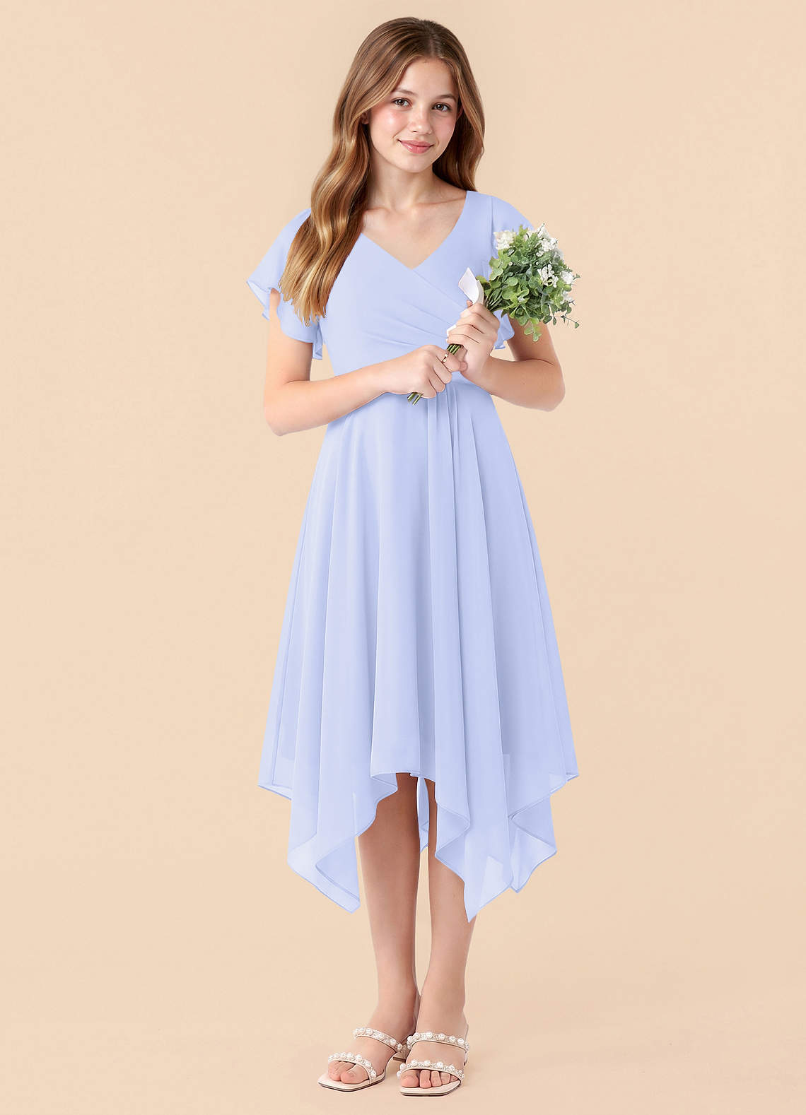 junior bridesmaid dresses lavender Azazie Janeaurelia Dress in Waist:38