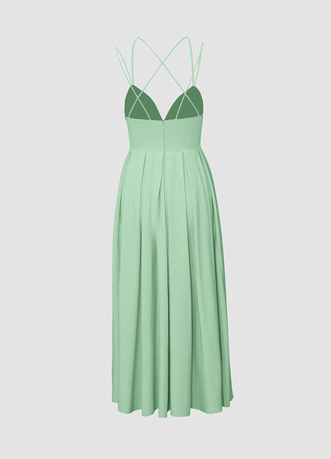 Extravagant Taste Mint Green Midi Dress image1
