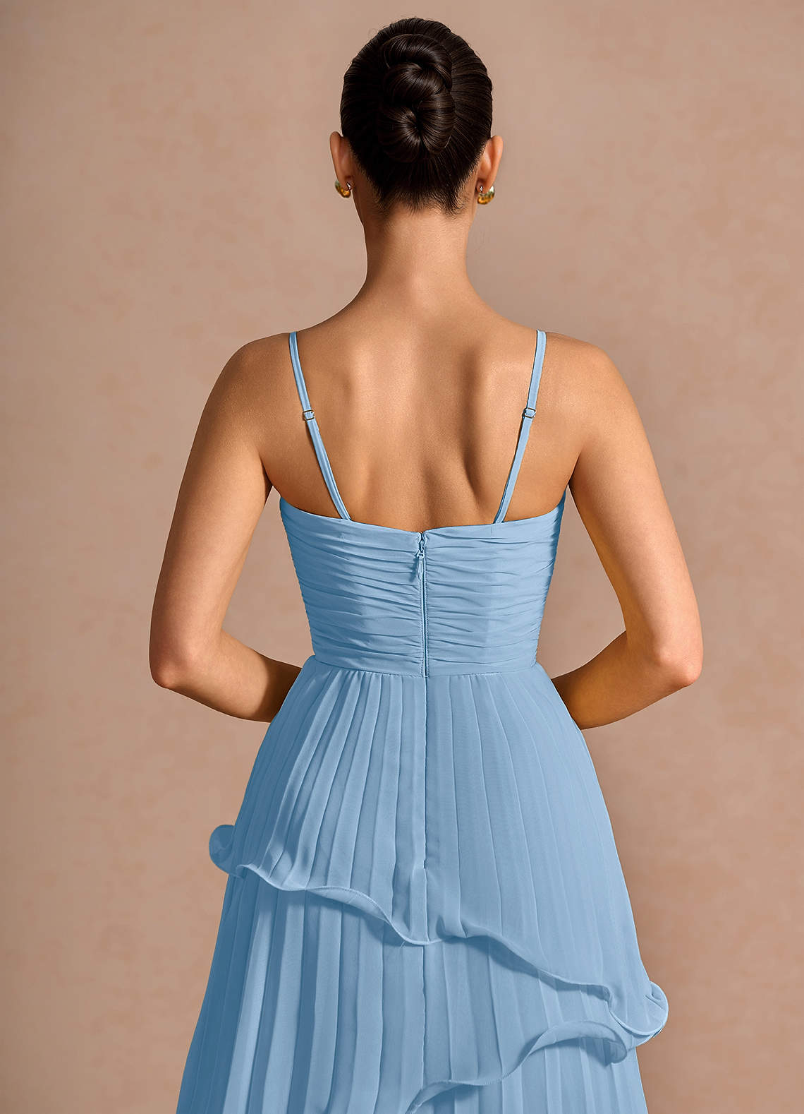 Hartley Haze Blue Maxi Dress | Azazie