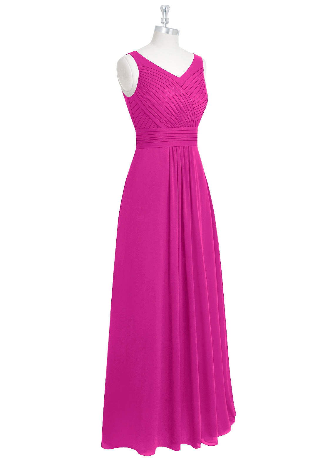 スカート A FERRETTI Chiffon dress Fuchsia Alberta Ferretti Chiffon Dress Dresses Fuchsia | Wanan Luxury
