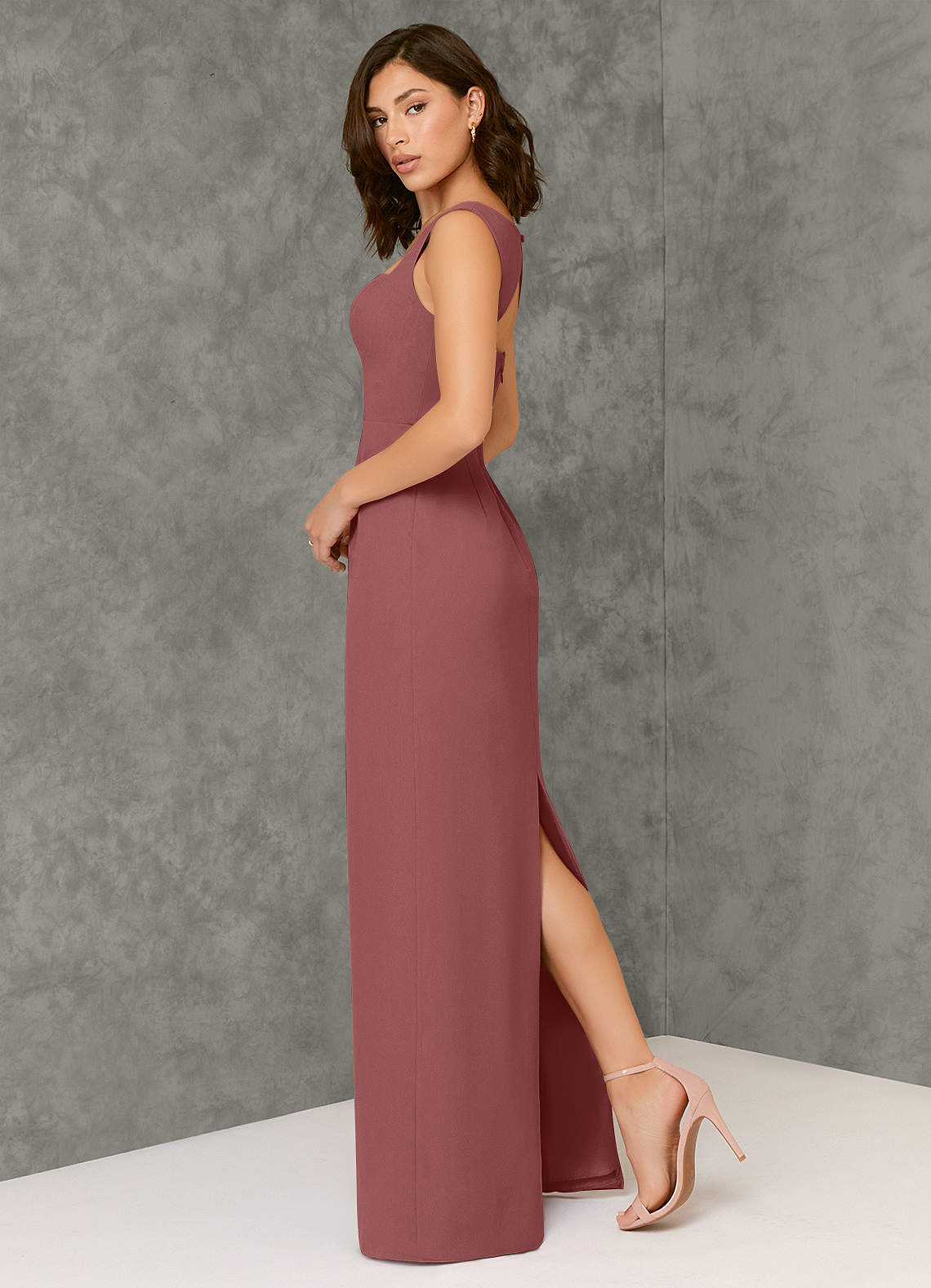Azazie Flori Amethyst Chiffon Bridesmaid Dresses | Azazie Azazie Flori Amethyst Chiffon Bridesmaid Dresses | Azazie