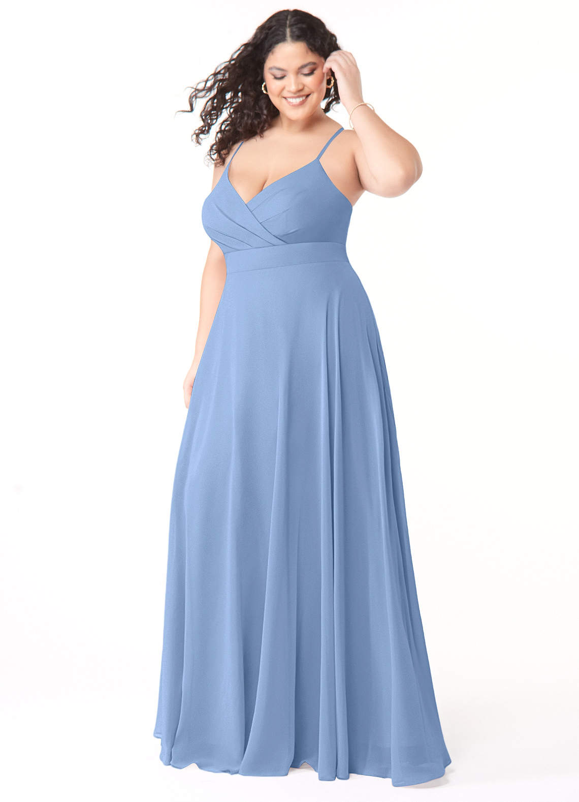 Steel Blue Azazie Avelina Bridesmaid Dresses | Azazie