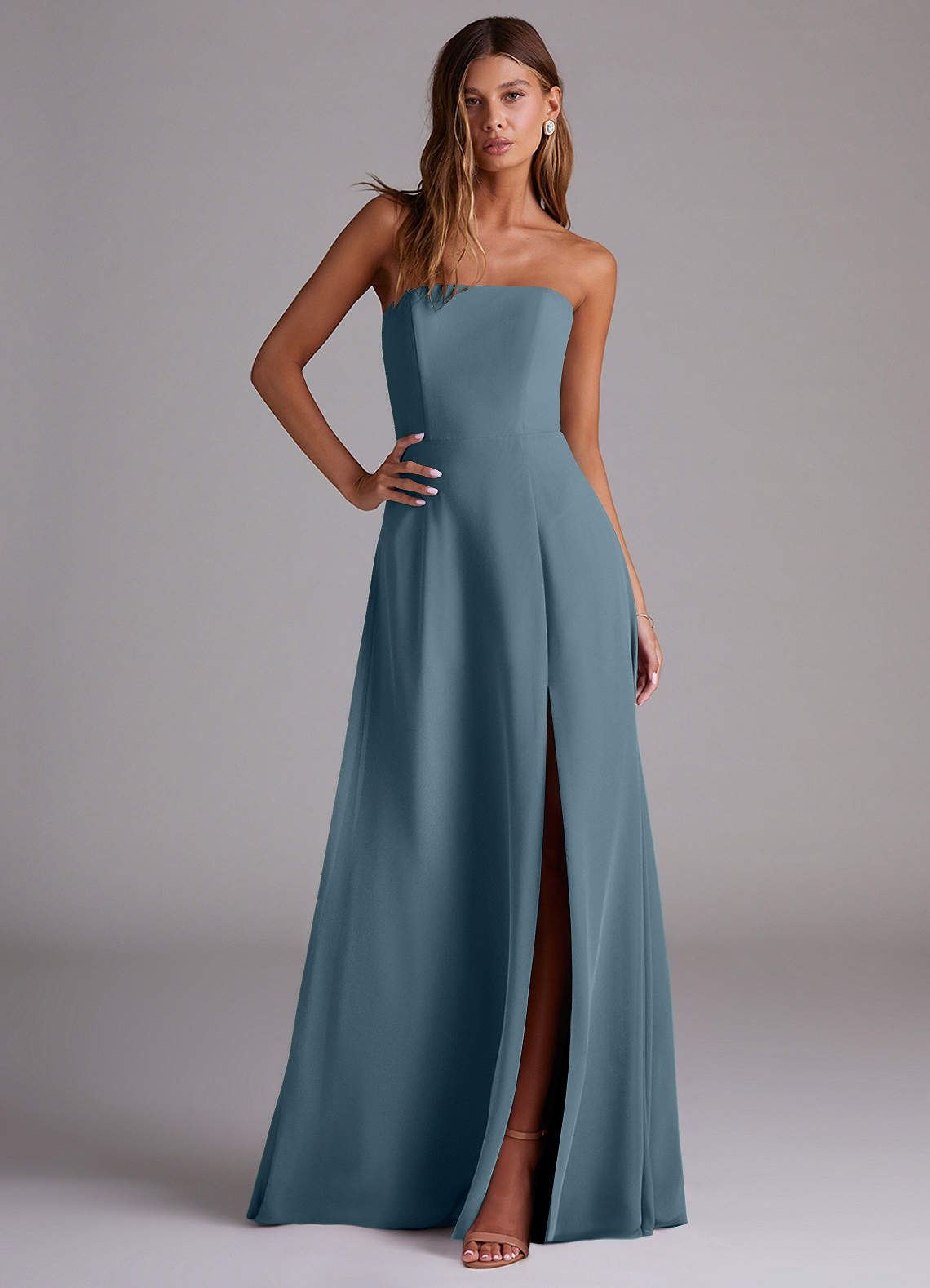 Azazie Wren Twilight Chiffon Bridesmaid Dresses