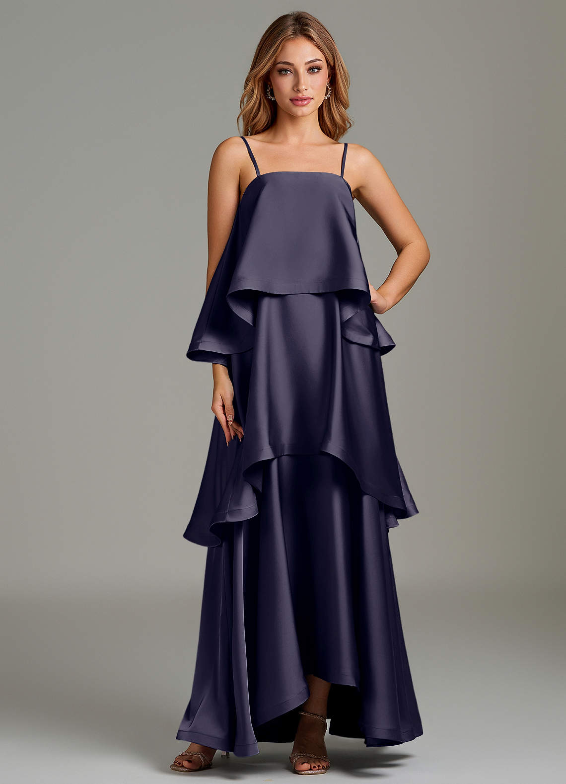 stormy bridesmaid dress Azazie Azalea