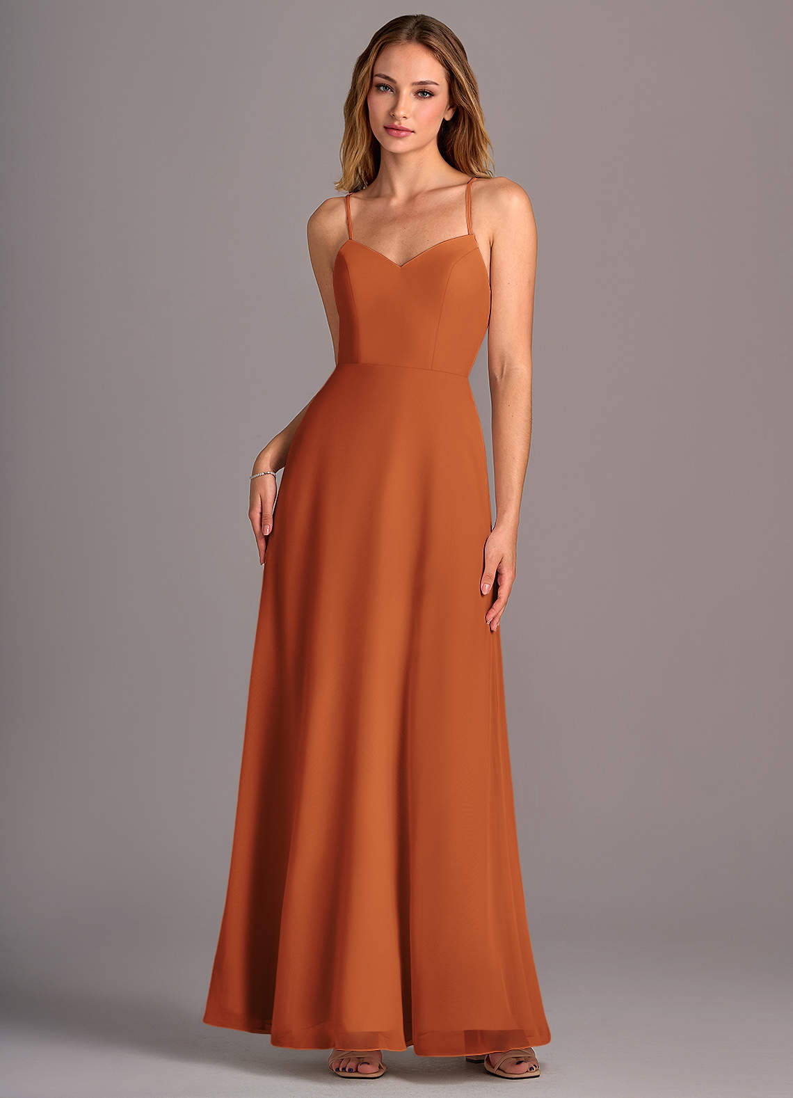 Azazie Mei Brautjungfernkleider A-Linie Chiffon Kleid Kanel image1