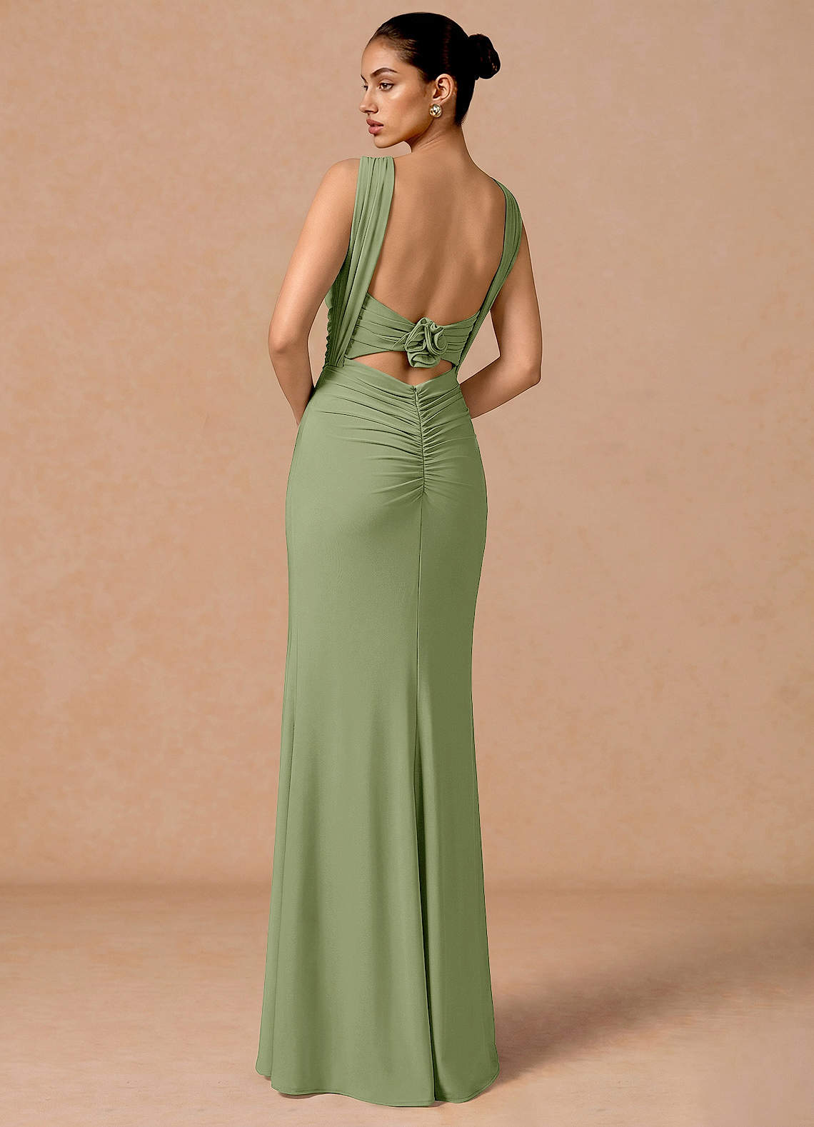 dusty green long dress Zora Maxi Best Sellers NH Week 40
