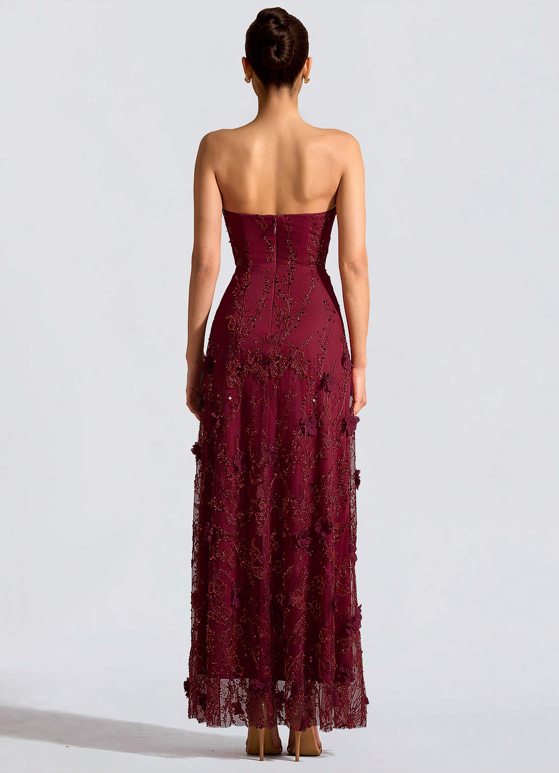 Fairuza Wine Maxi Dress image1
