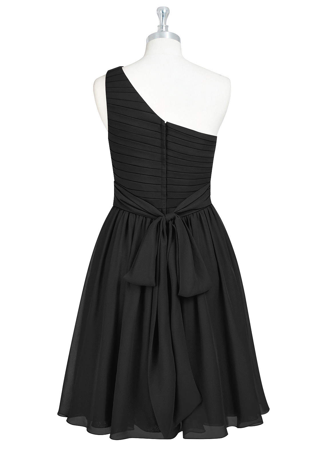 Azazie Katrina Ready to Ship Black Chiffon Bridesmaid Dresses | Azazie