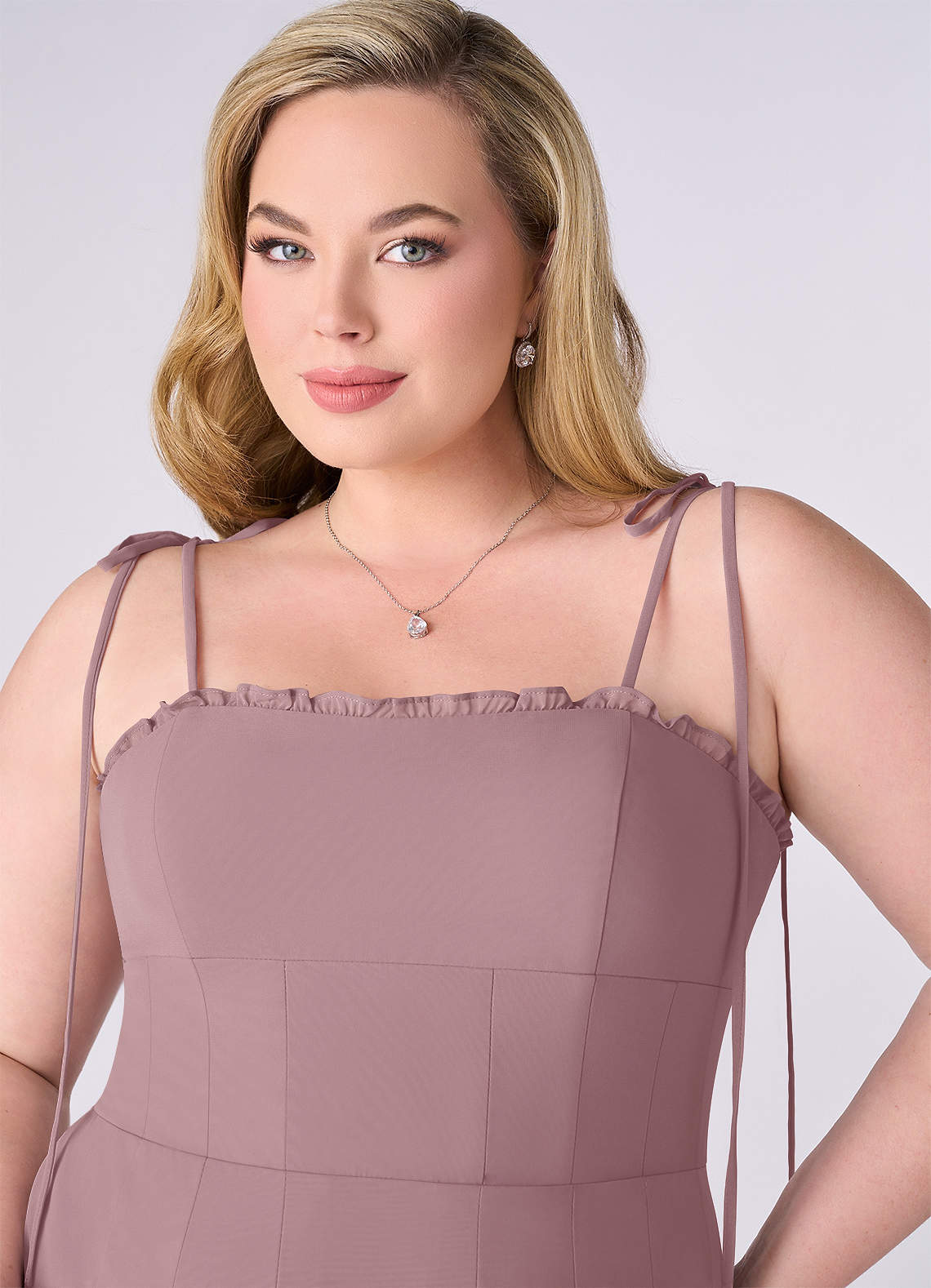 Dusty Rose Barbie™ AZAZIE 1014 Bridesmaid Dresses | Azazie