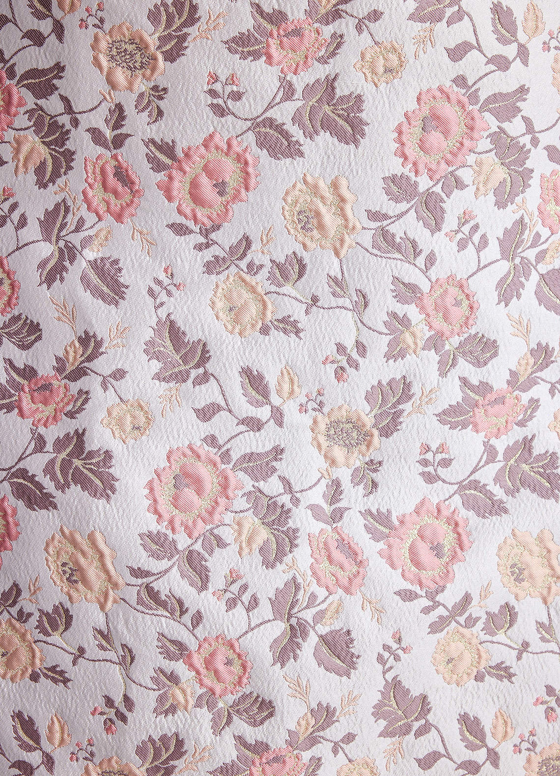 Azazie Adalynn Robes de demoiselle d'honneur Robe Trapèze en Brocart Rayé Rose Dorée image12