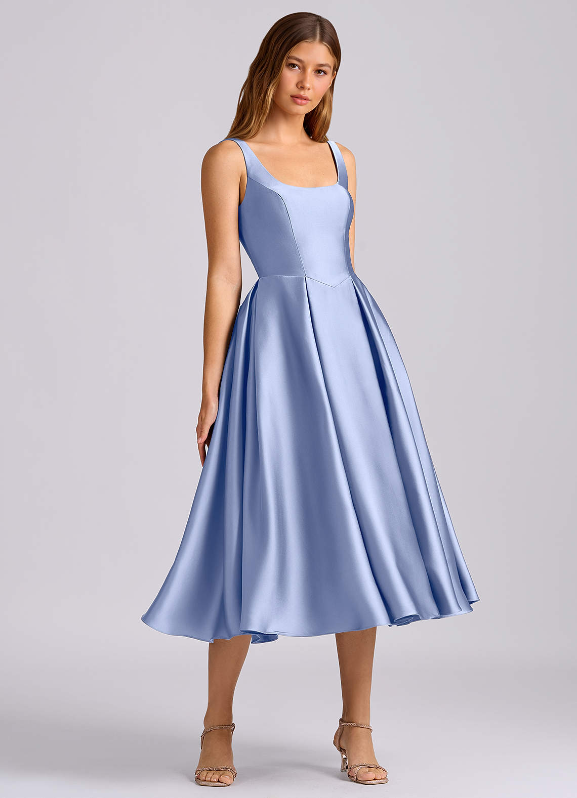 princess polly baby blue dress Plus Size Black Wedding Dress main image 0
