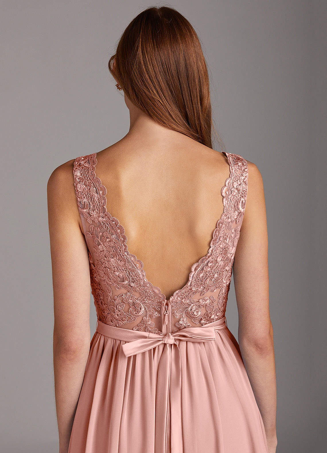 Azazie Elly Rosette Chiffon Bridesmaid Dresses | Azazie UK
