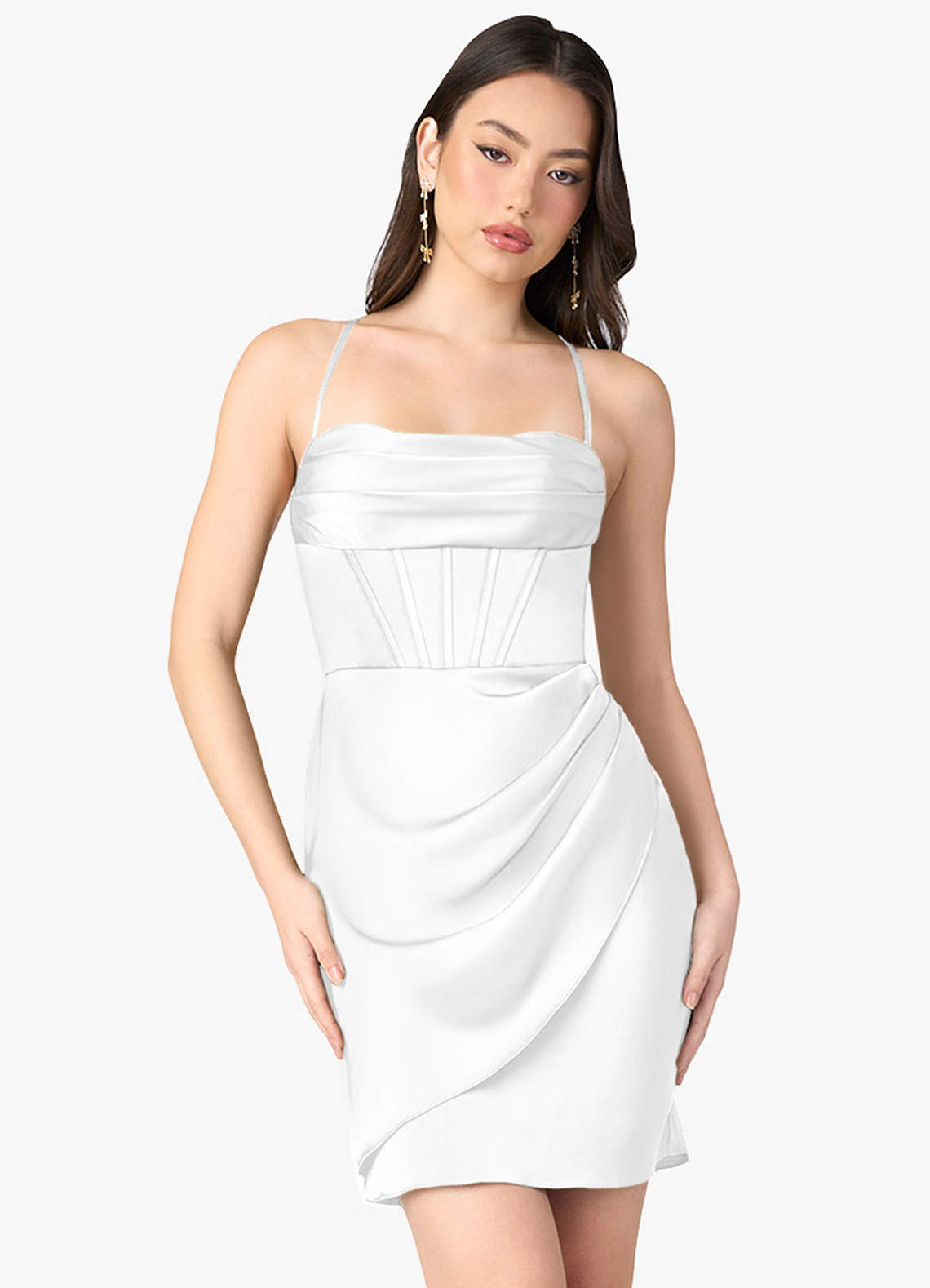■MOJO ESPIN(模造エスピン)White bustier dress □MOJO ESPIN(模造エスピン)White bustier dress (ワンピース