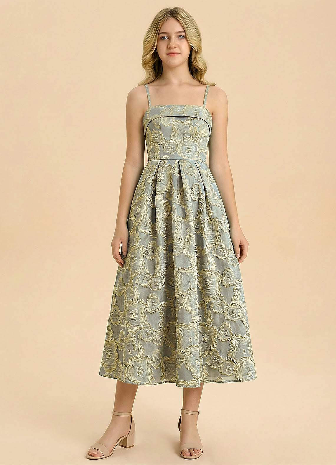 front Azazie Florentine Junior Formal Dress