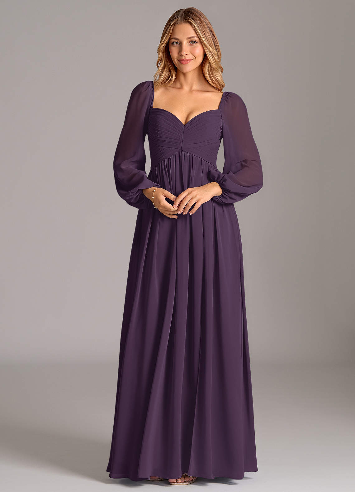 wedding dresses long sleeves Long Sleeve Vintage Wedding Dresses Vintage Ball Gown Wedding Dress AWD1119 main image 0