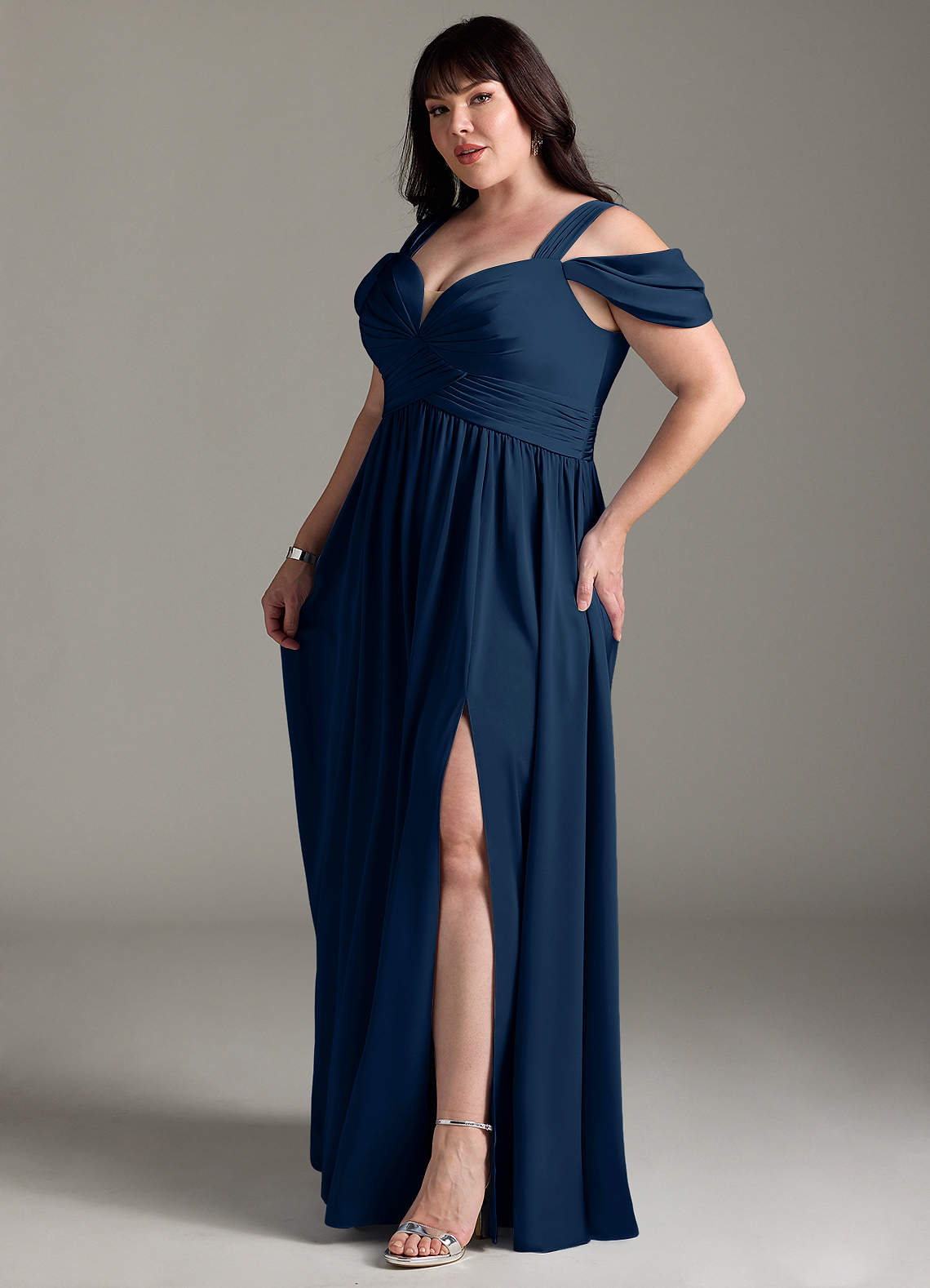 Azazie Lianne Dark Navy Bridesmaid Dresses | Azazie