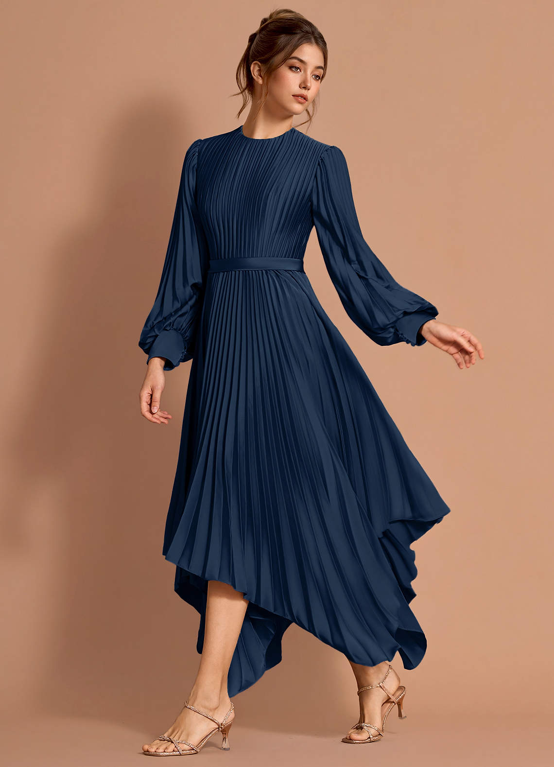 Ysolara Powder Blue Maxi Dress Ready to Ship | Azazie CA