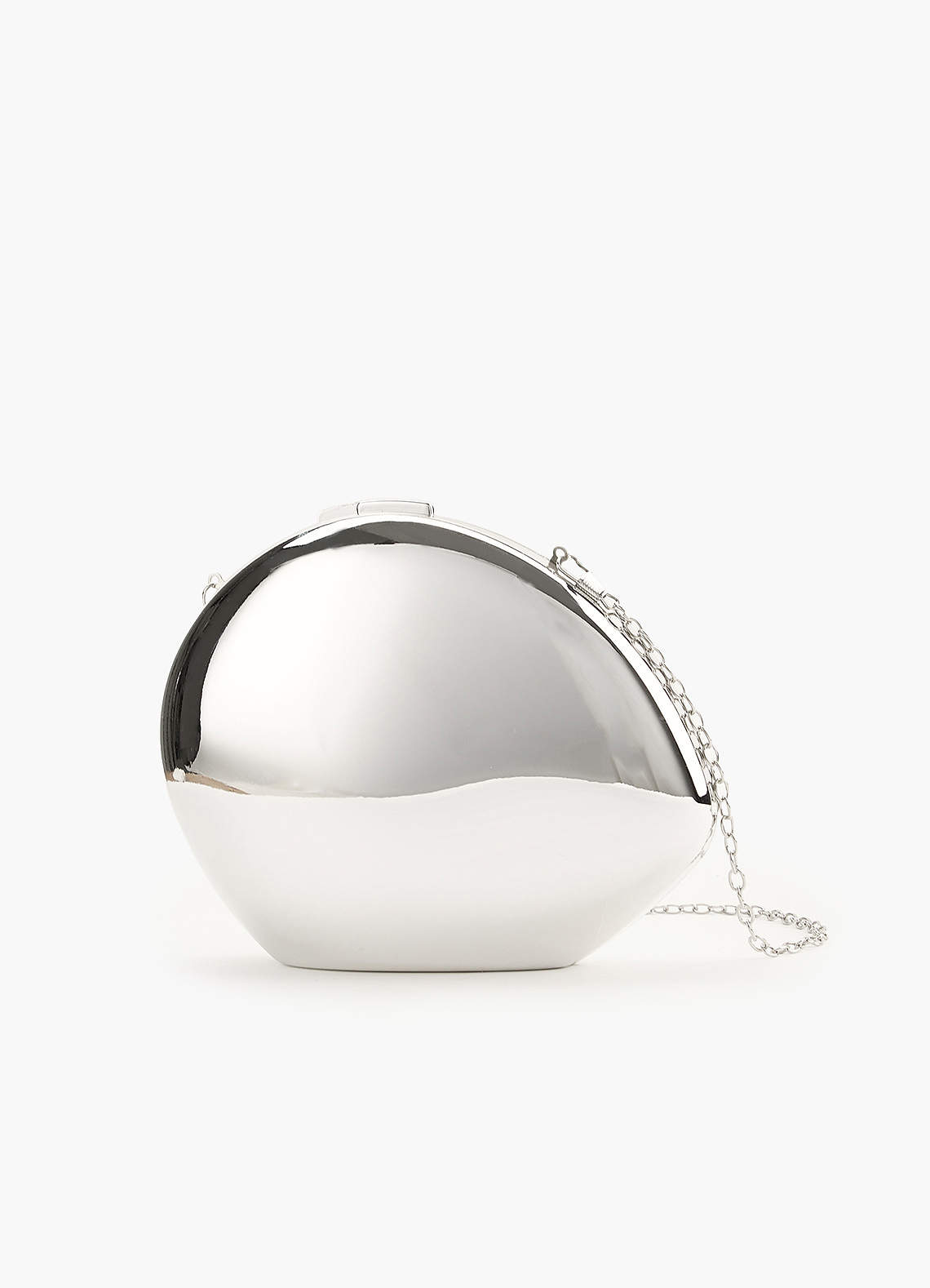 front Metallic Mirror Shoulder Bag
