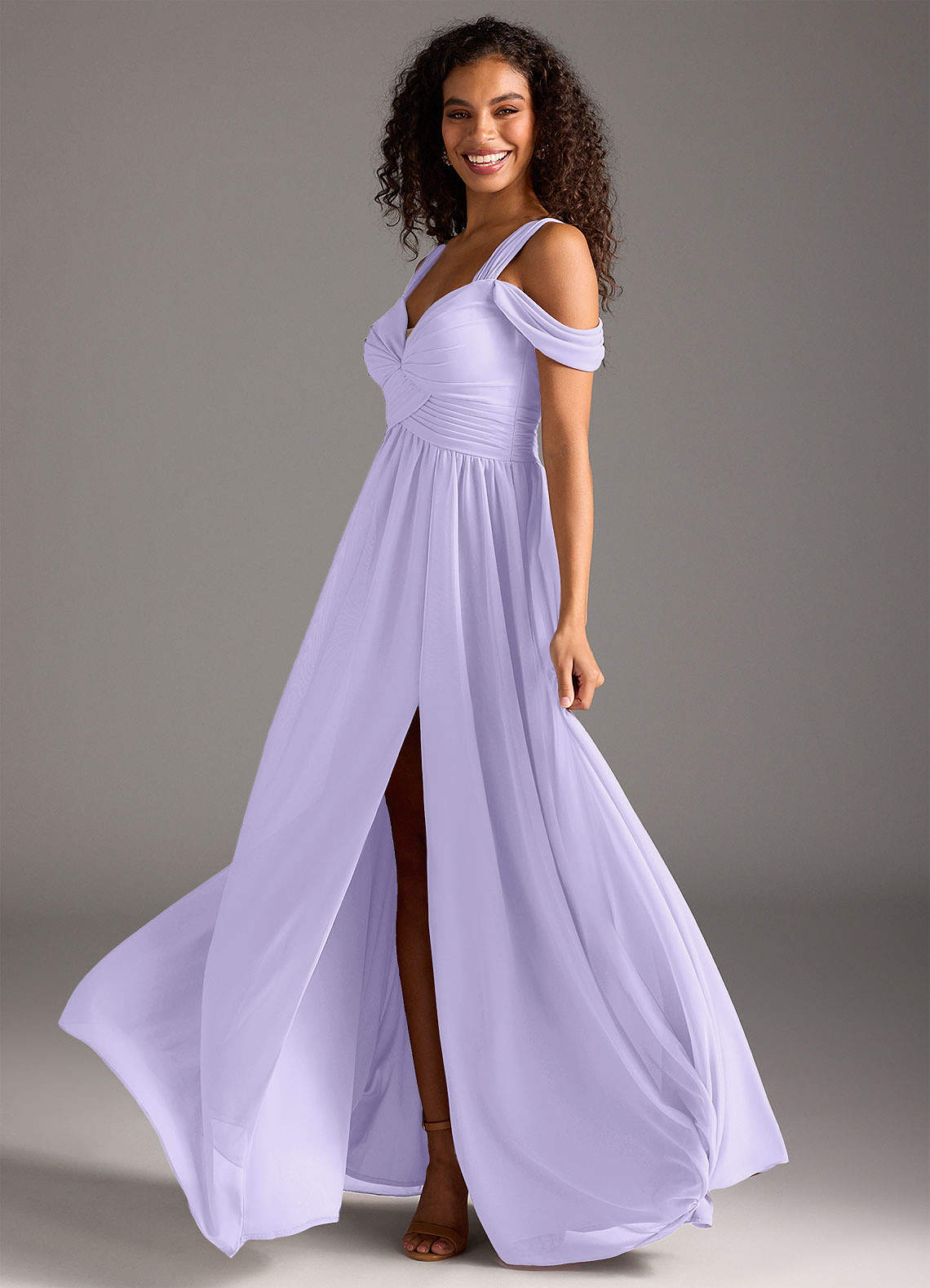 Azazie Lianne Lilac Bridesmaid Dresses | Azazie