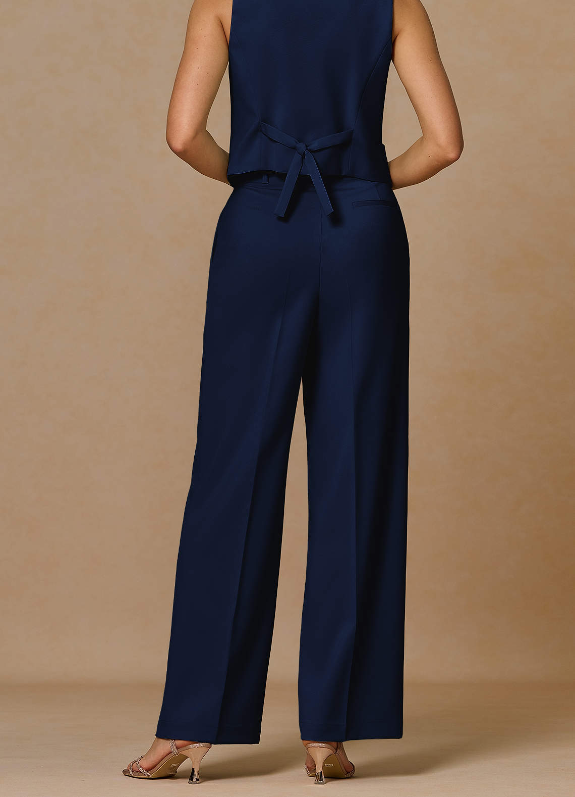 front Rowan Blau Performance-Hose mit raffiniertem Gewebe