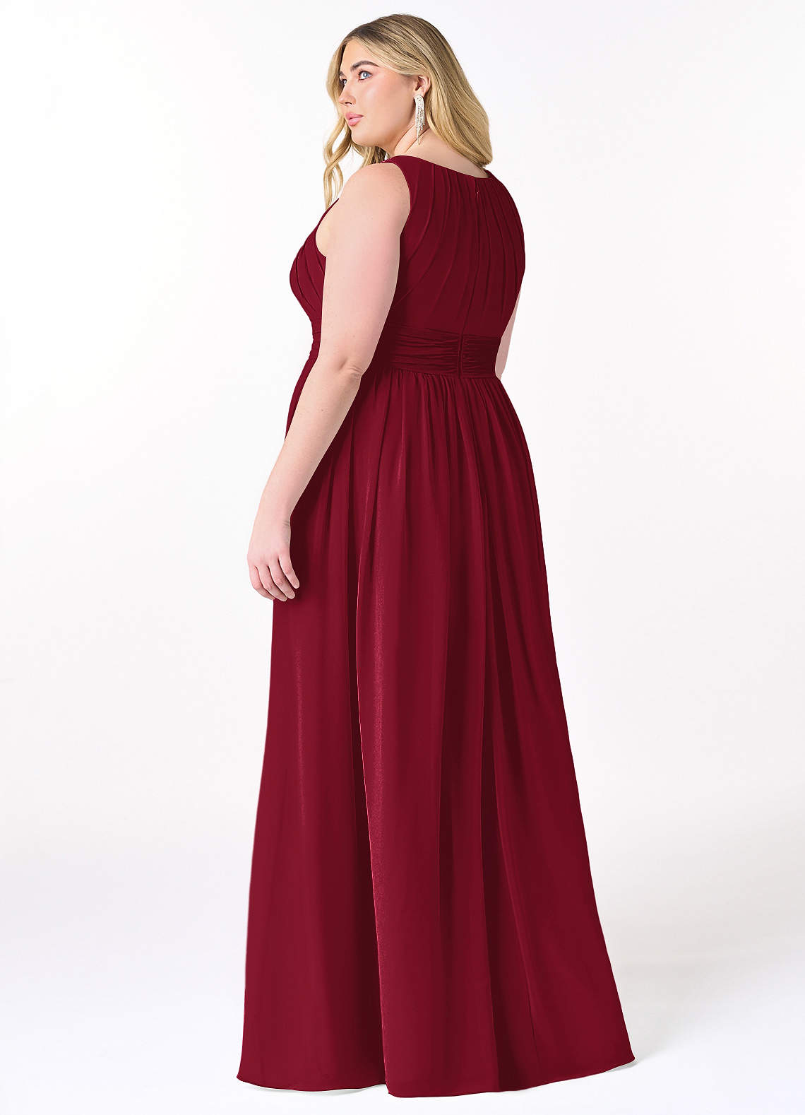 Burgundy Azazie Harper Bridesmaid Dresses | Azazie