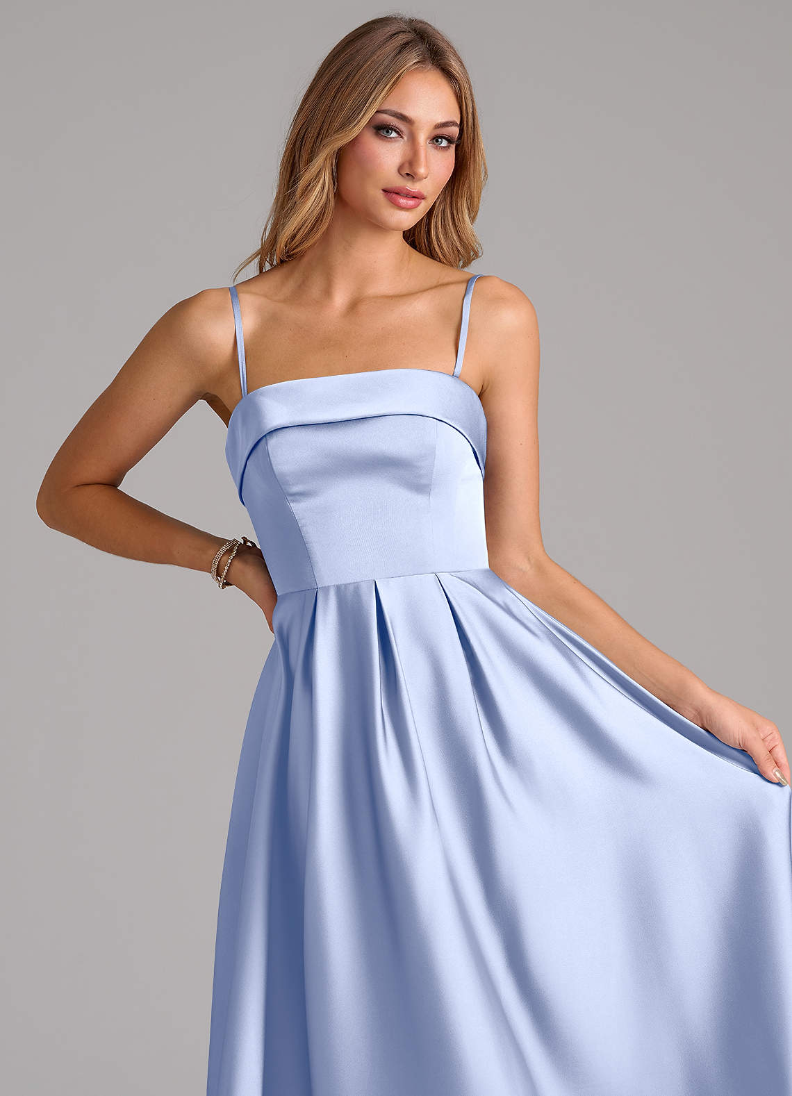 icelynn satin dress Reformation Icelynn Ivory Satin V-Neck Empire Waist Maxi Dress  The Closet  New York