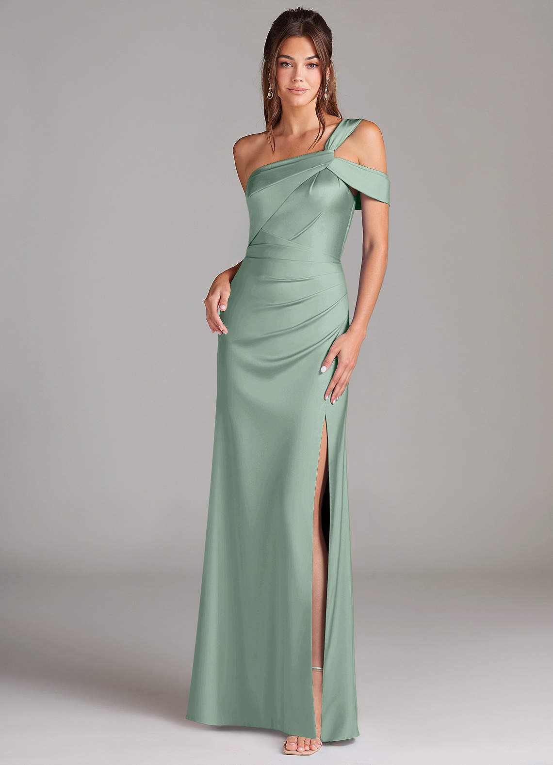 meshki brown dress Lilly Sweetheart Satin Maxi - Dark Chocolate Size:Girls 16 Half pattern-solid please size down for Four Hands Trey Large