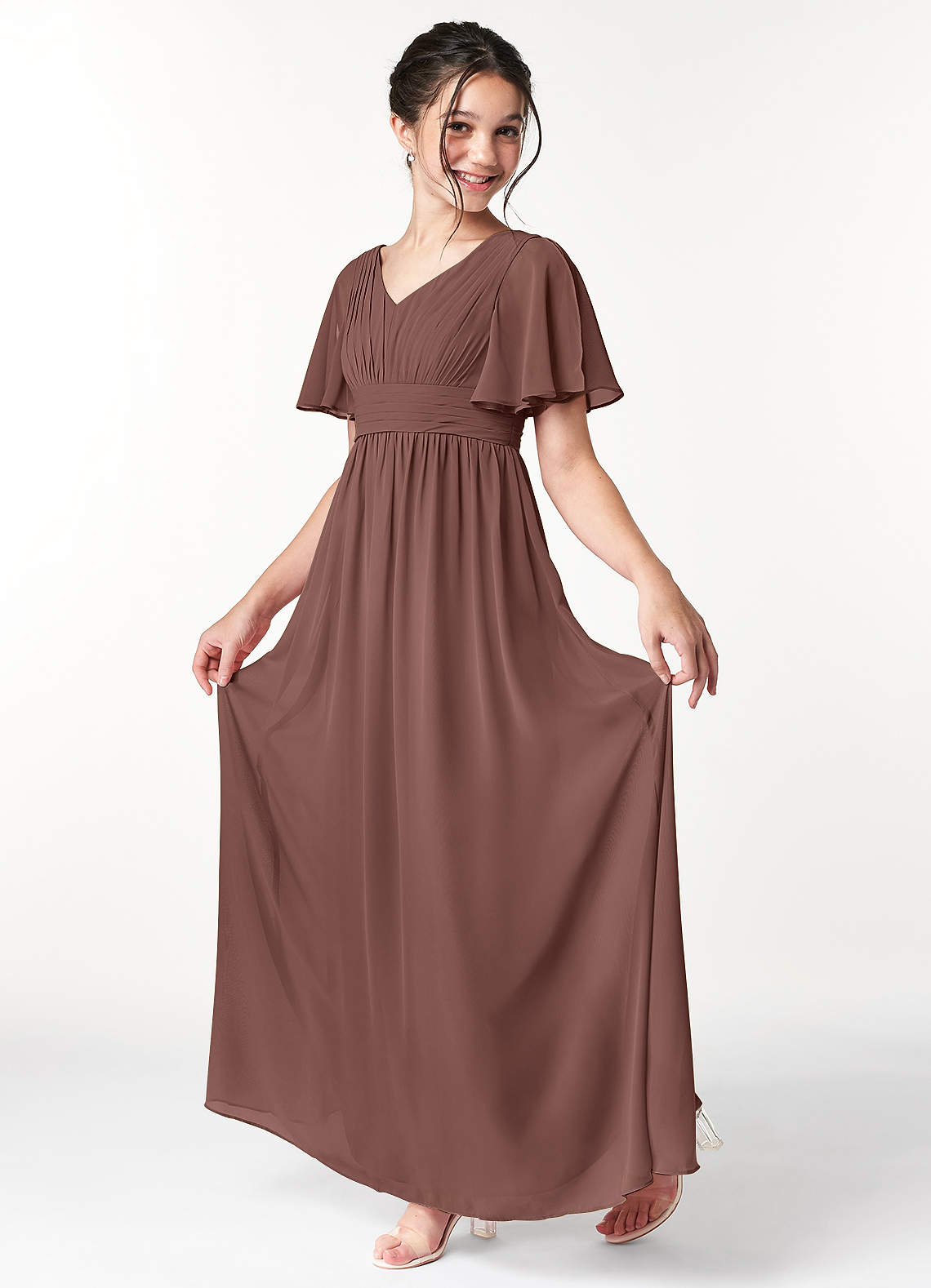 v neck spaghetti strap bridesmaid dress V-Neck Spaghetti Straps Open Back Wedding Dress With Train White / US 8