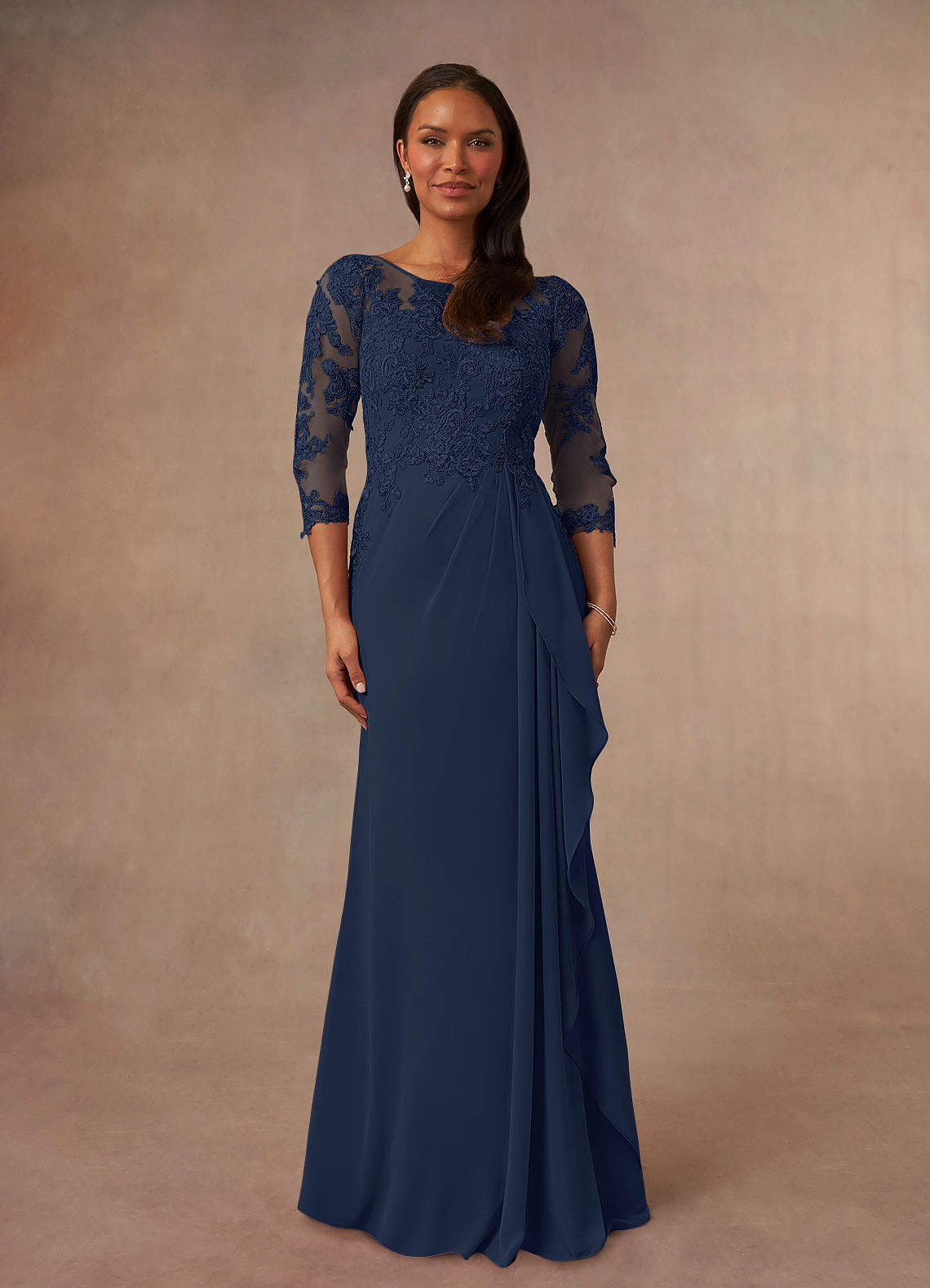 navy blue bridesmaid dresses asos Navy Blue Tea Length Bridesmaid Dress  FancyVestido