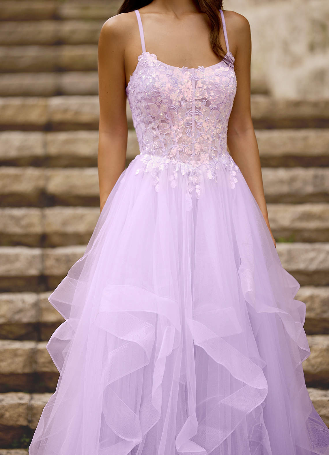 purple tulle homecoming dress Modest Homecoming Dresses,Lilac Homecoming Dress,Tulle Homecoming Dress,HC00132, US14W / Burgundy main image 0