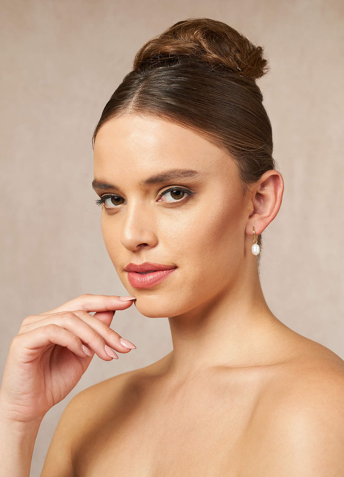 Golden Pearl Earrings | Azazie CA
