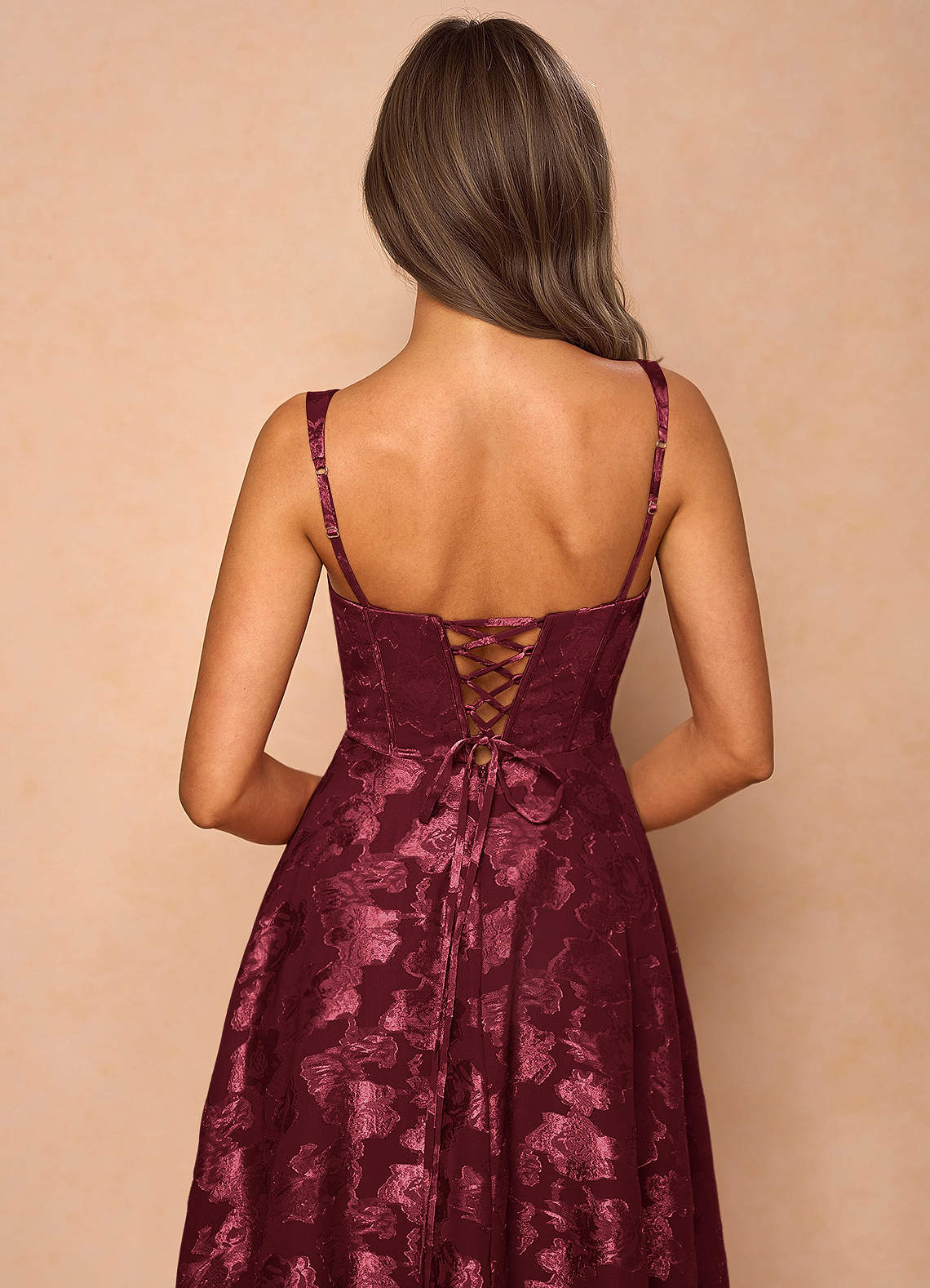 Sylvie Wine Midi Dress image5