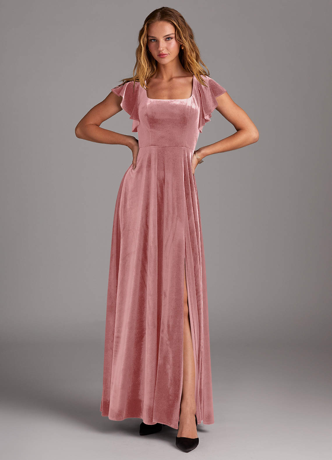 azazie dusty rose bridesmaid dress Vintage Vera Wang Silk Petal Tulle Dress - S
