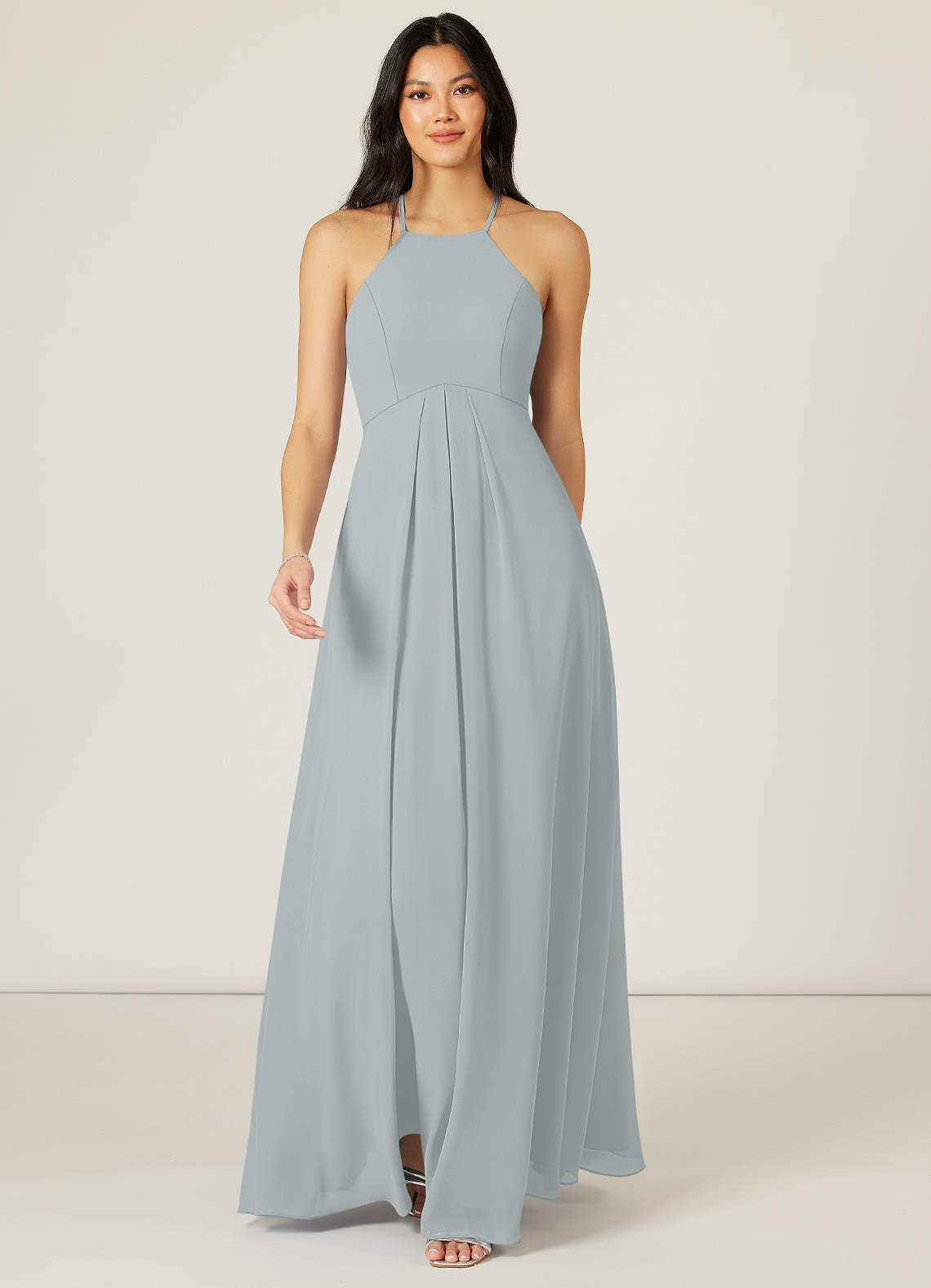 Dolphin Grey Azazie Sarah Bridesmaid Dresses | Azazie