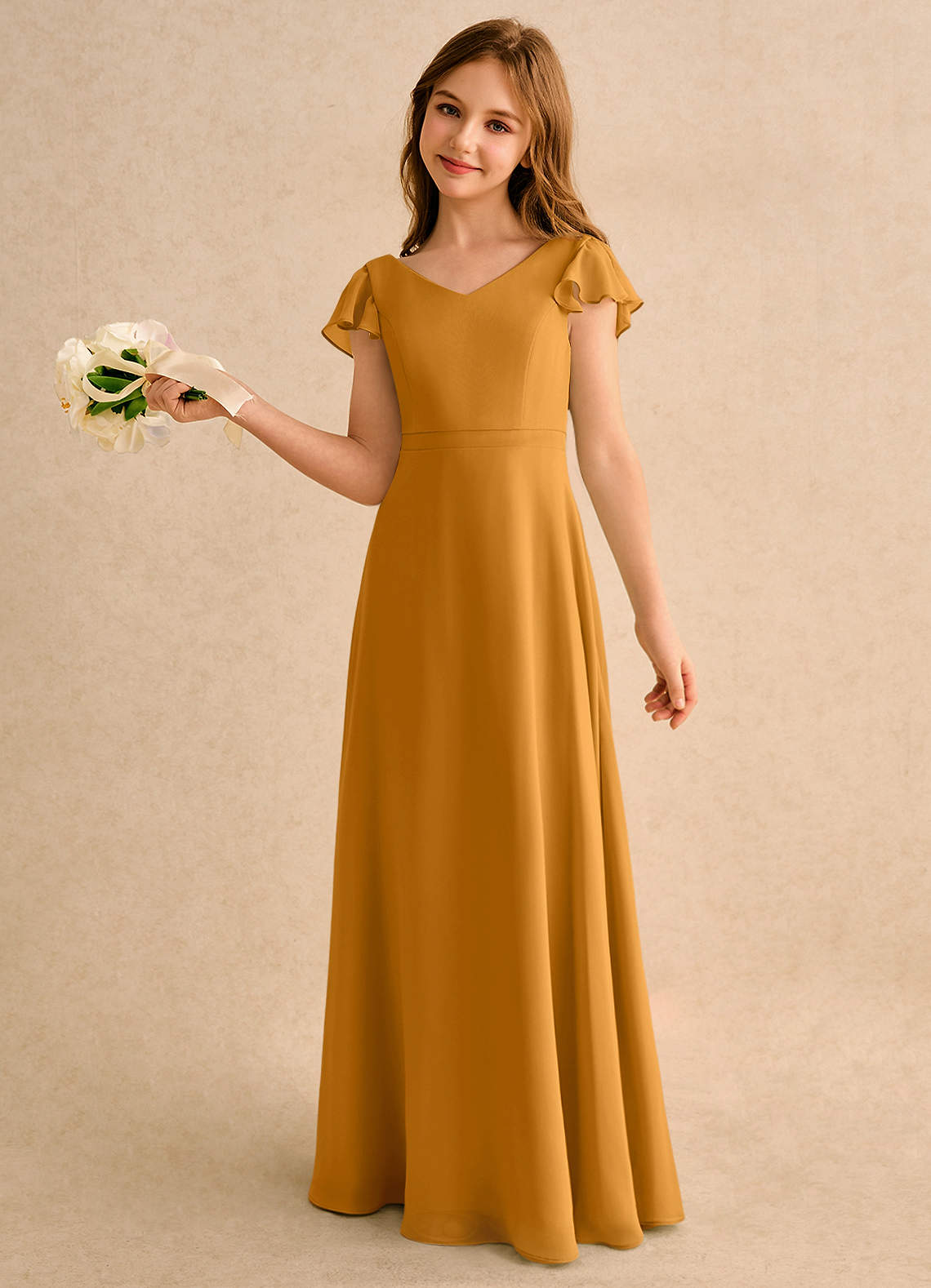 chinese dress ladies Baby Girl Flower Patched Design Solid Color Sleeveless Princess Formal   MyKids-USA