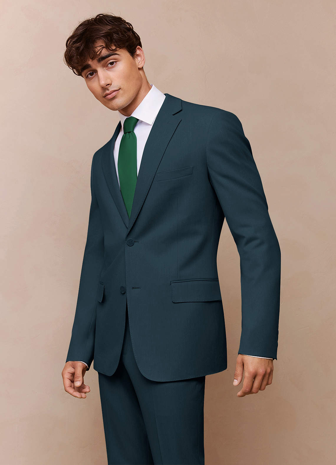 Savile Teal Wool Blend Suit Jacket | Slim Regular Suit Jackets