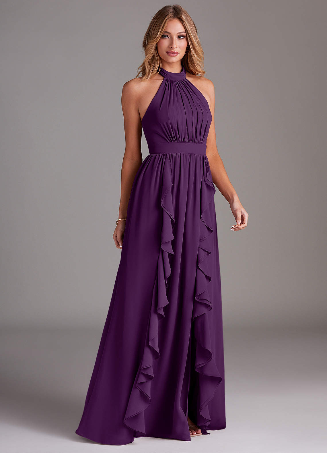 cheap grape bridesmaid dresses Azazie Avary Made from high