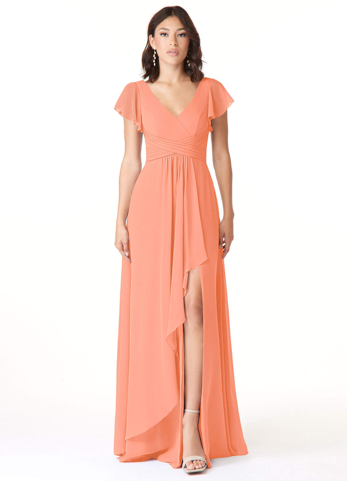 Azazie best sale coral dress