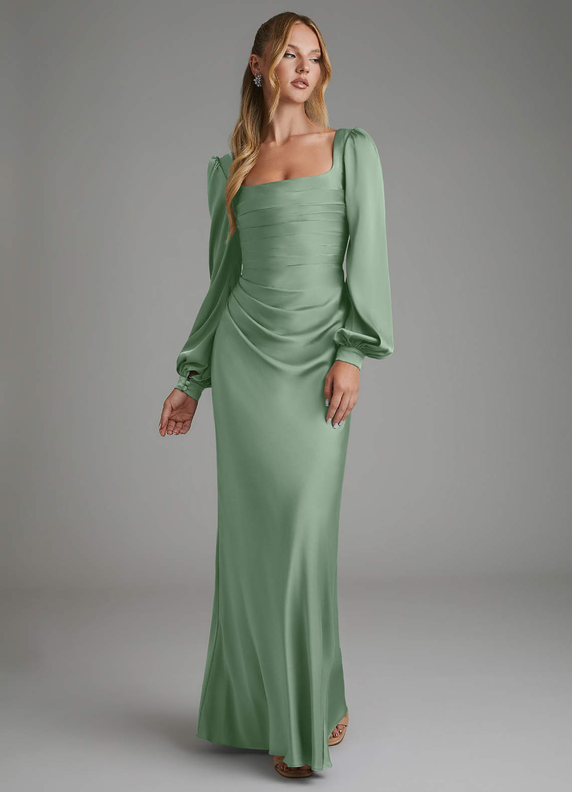 azazie matcha bridesmaid dress Mermaid Square Neck Long Sleeve Floor-Length Stretch Satin Dresses straight back plain toe leather oxfords Deana Halter Mini Dress Boyut:36