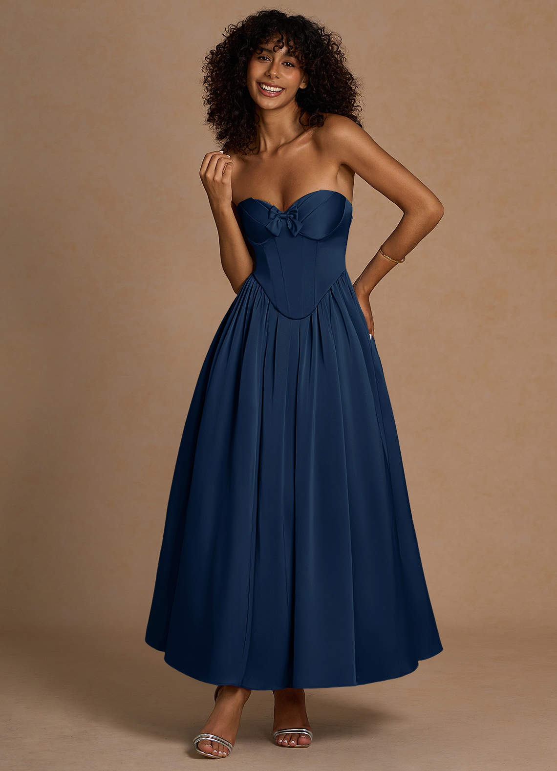 Eloise Navy Maxi Dress image1