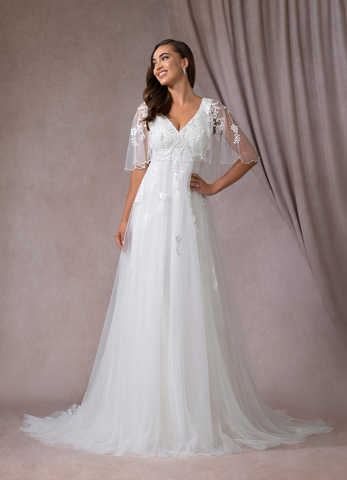 Diamond White Azazie Renesmee Wedding Dress Wedding Dresses | Azazie