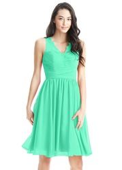 Azazie Alma Bridesmaid Dress - Turquoise | Azazie